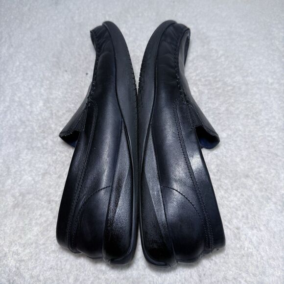 Men's 9M Cole Haan C25642 100% Leather Shoe - Driving Loafer - Black - Picture 4 of 8